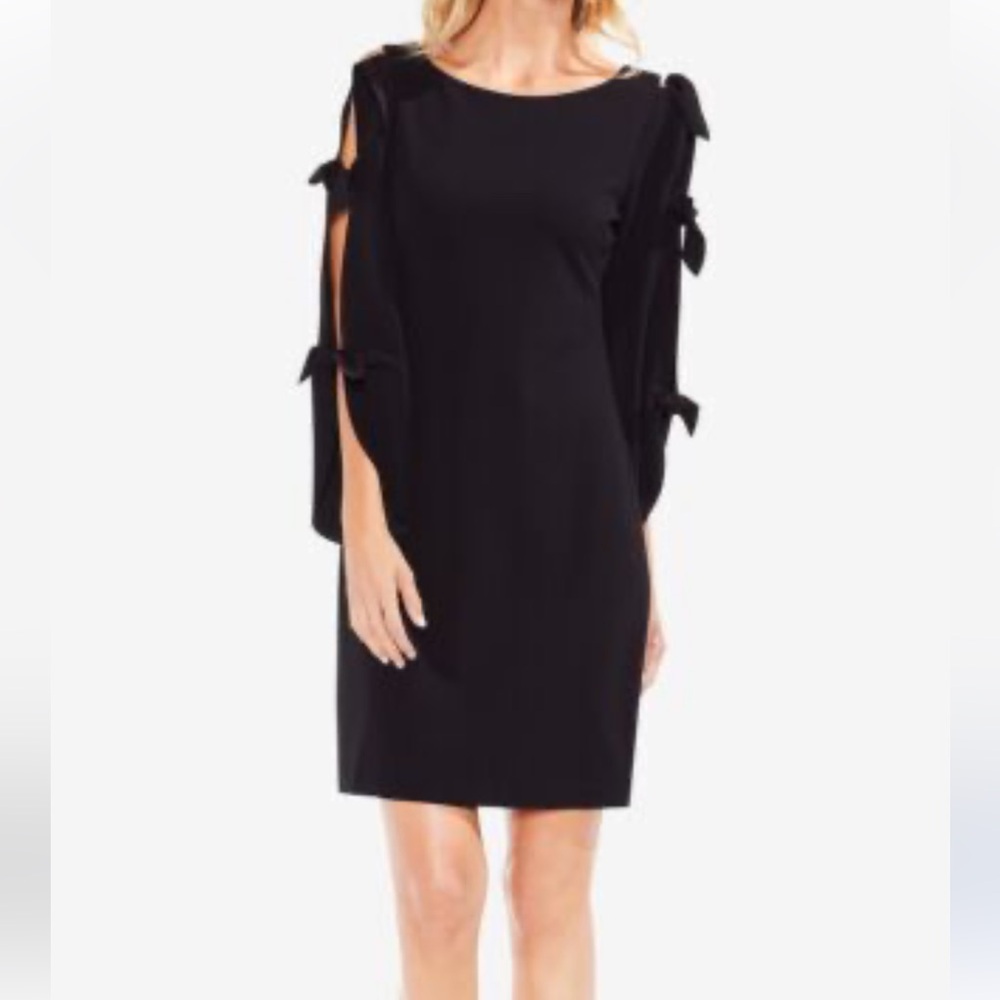 Vince Camuto Arm Tie Black Dress